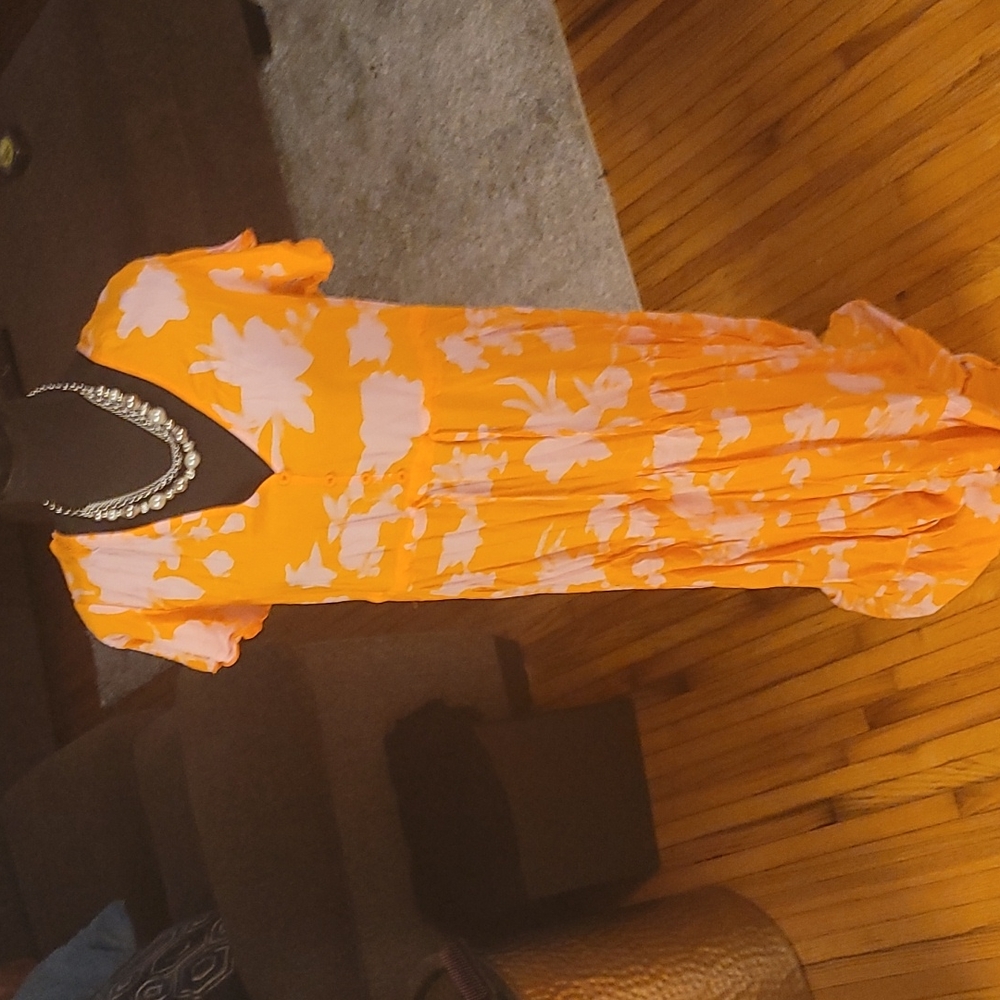 Orange/pink Sucrefas Dress